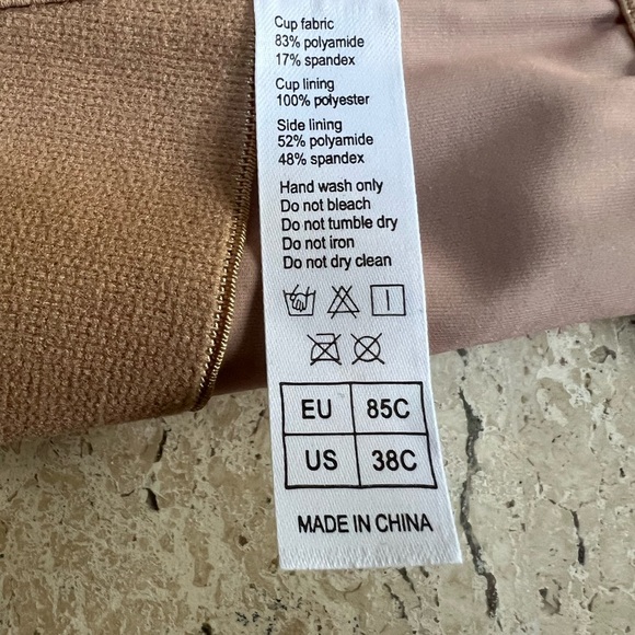 SEA BBOT Women Longline Strapless Bra Full Coverage Corset Bra Hide Back Fat 38C - Picture 9 of 9